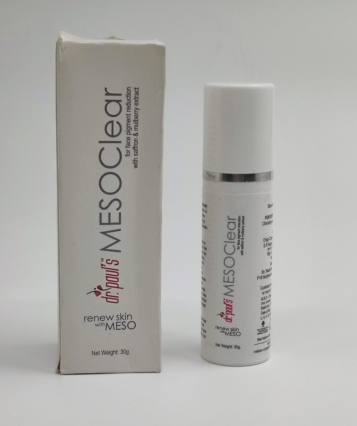 MESO Clear (FOR DAMAGED & PIGMENTED SKIN)